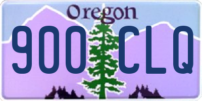 OR license plate 900CLQ