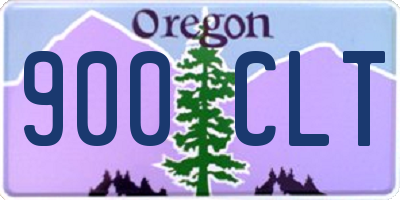 OR license plate 900CLT