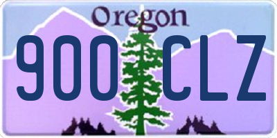 OR license plate 900CLZ