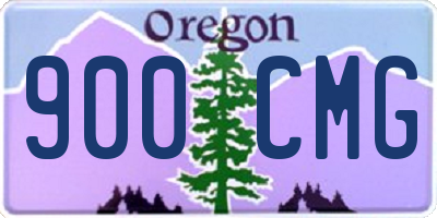 OR license plate 900CMG