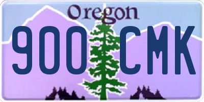 OR license plate 900CMK