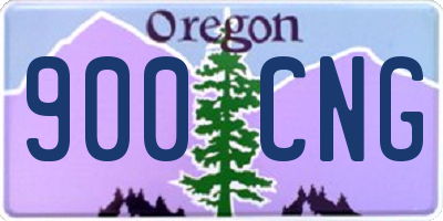 OR license plate 900CNG