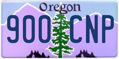 OR license plate 900CNP