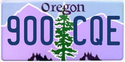 OR license plate 900CQE