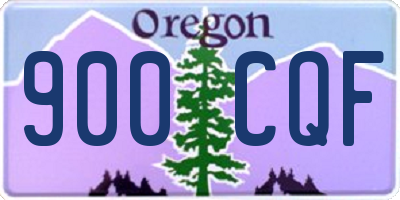 OR license plate 900CQF