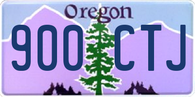 OR license plate 900CTJ