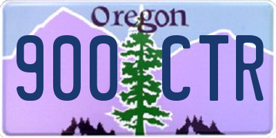 OR license plate 900CTR