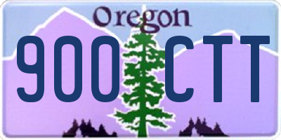 OR license plate 900CTT