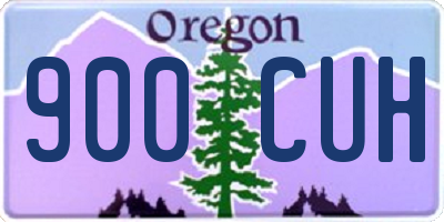 OR license plate 900CUH