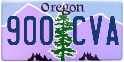 OR license plate 900CVA