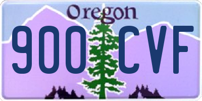 OR license plate 900CVF