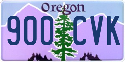 OR license plate 900CVK