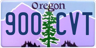 OR license plate 900CVT