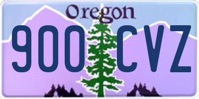 OR license plate 900CVZ