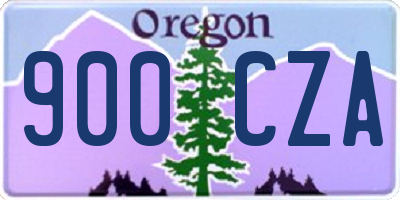 OR license plate 900CZA