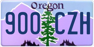 OR license plate 900CZH