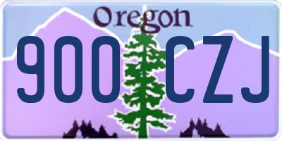 OR license plate 900CZJ