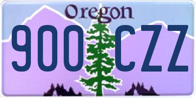 OR license plate 900CZZ