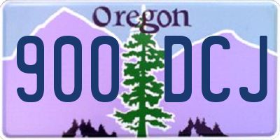 OR license plate 900DCJ