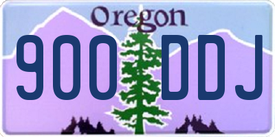 OR license plate 900DDJ