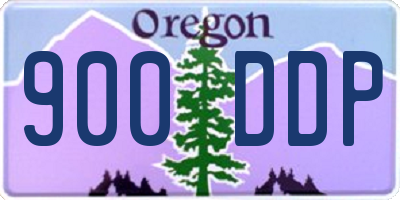 OR license plate 900DDP