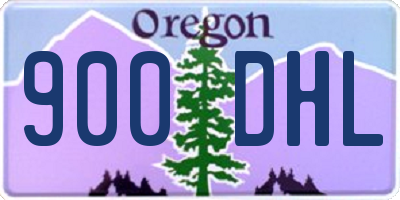 OR license plate 900DHL