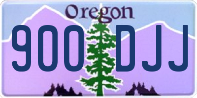 OR license plate 900DJJ