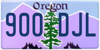 OR license plate 900DJL