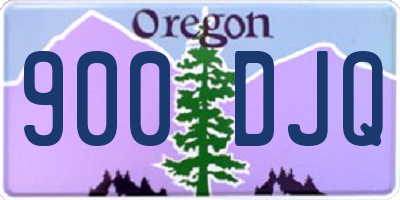 OR license plate 900DJQ
