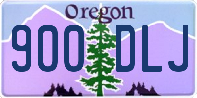 OR license plate 900DLJ