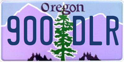 OR license plate 900DLR