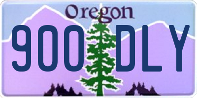 OR license plate 900DLY