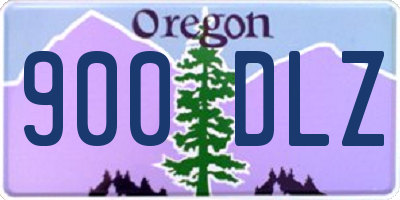OR license plate 900DLZ