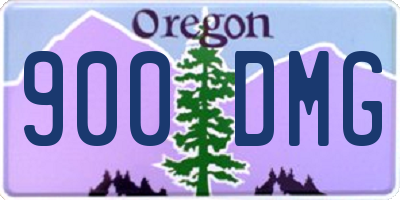 OR license plate 900DMG