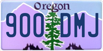 OR license plate 900DMJ