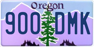 OR license plate 900DMK
