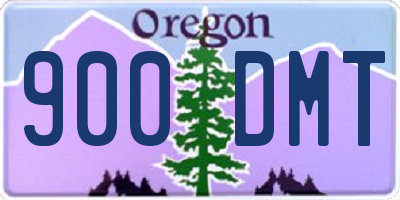 OR license plate 900DMT