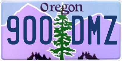 OR license plate 900DMZ