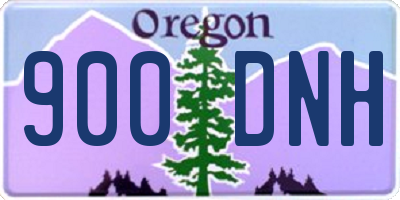 OR license plate 900DNH