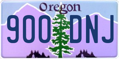 OR license plate 900DNJ