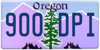 OR license plate 900DPI
