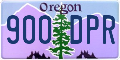 OR license plate 900DPR