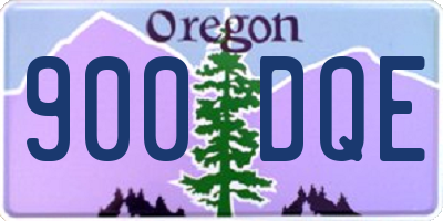 OR license plate 900DQE