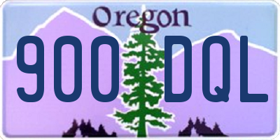 OR license plate 900DQL