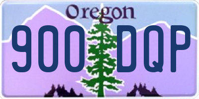 OR license plate 900DQP