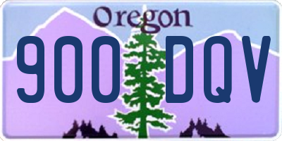 OR license plate 900DQV