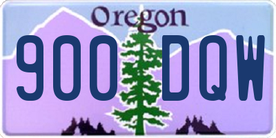 OR license plate 900DQW