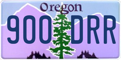 OR license plate 900DRR
