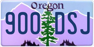 OR license plate 900DSJ