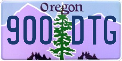 OR license plate 900DTG